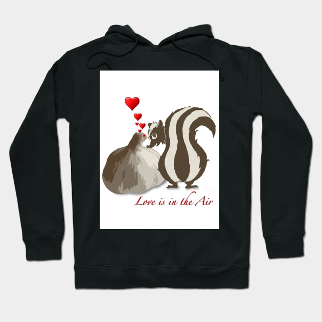 Love is in the Air Hoodie by wolftinz